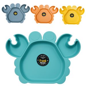 Plato Infantil Cangrejo con Bolsa