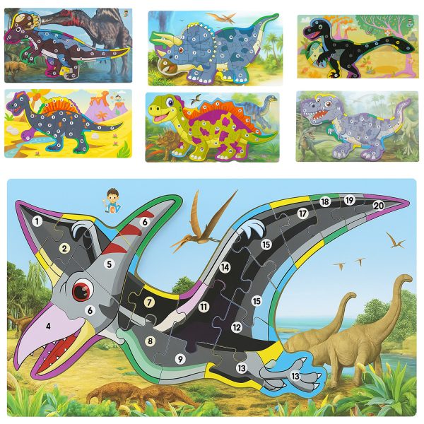 Rompecabezas Dinosaurios GD Abecedario