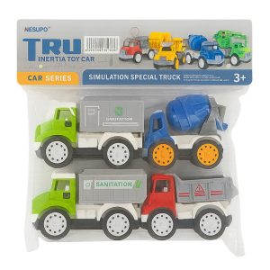 Set de Carros x4 Truck y Construcción