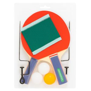 Raqueta Ping Pong con Malla en Blister