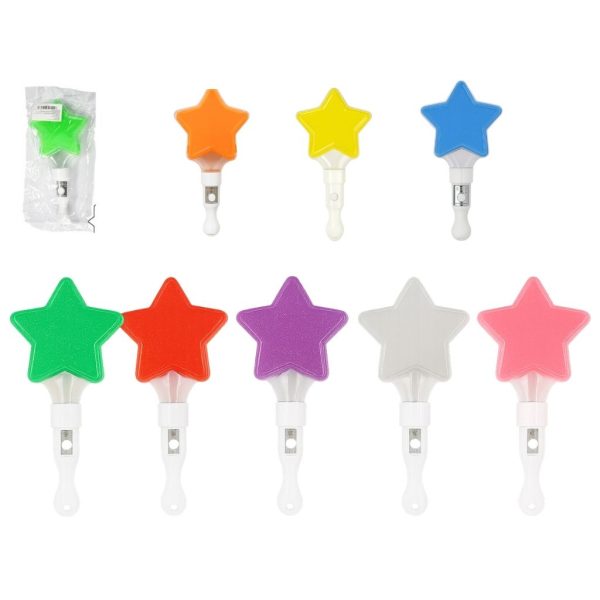 Cetro con Luces Estrella y Corazón en Bolsa