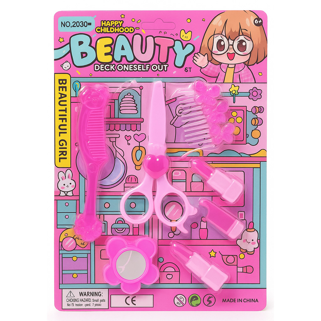 Set Accesorios Peluquería Niña en Blister
