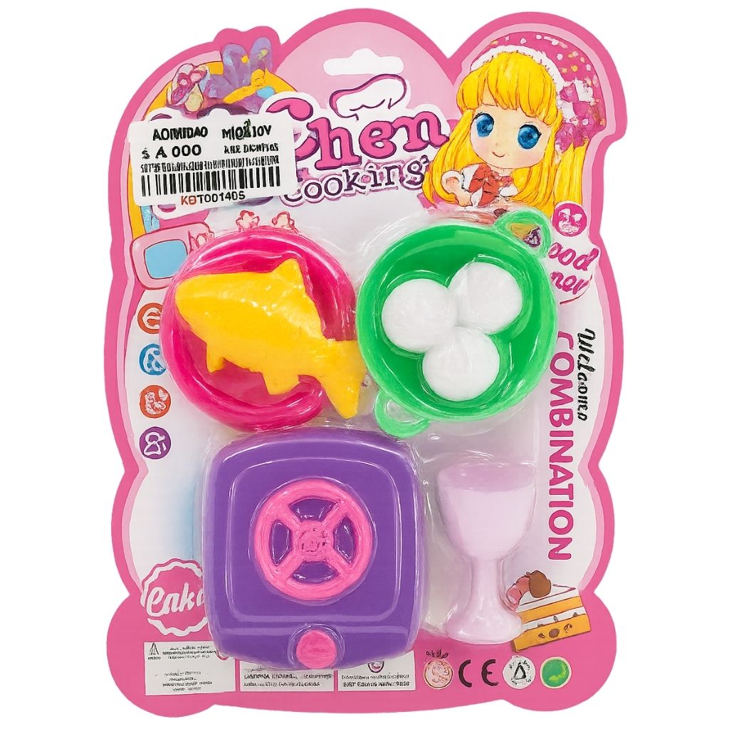 Set de Cocina y Alimentos en Blister PQ