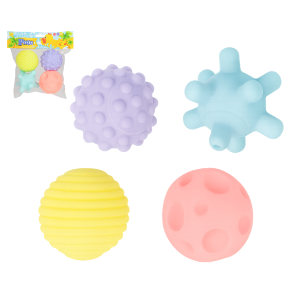 Chillón Pelotas Figuras *4 en Bolsa