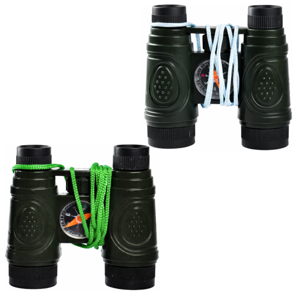 Binoculares con Brújula en Bolsa PQ